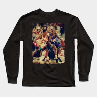 Scottie Pippen vs Glenn Robinson Long Sleeve T-Shirt